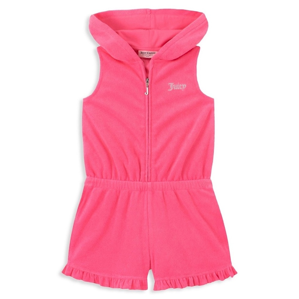 Juicy Couture Hooded Terrycloth Romper NWT